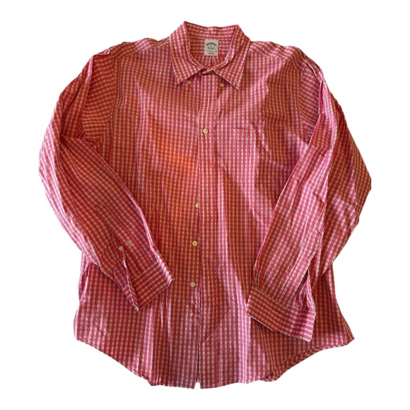 Brooks Brothers Casual Buttondown Slim Fit – XL (Pink, White, Blue) - Picture 1 of 4